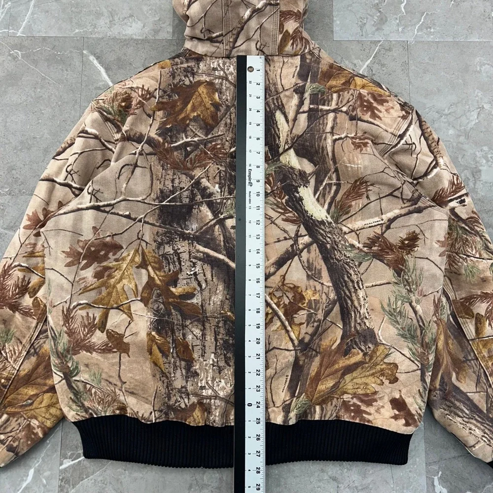 Vintage Carhartt J221 CAP Jacket Mens XL Realtree Camo Hunting Workwear Quilted - Picture 7 of 9